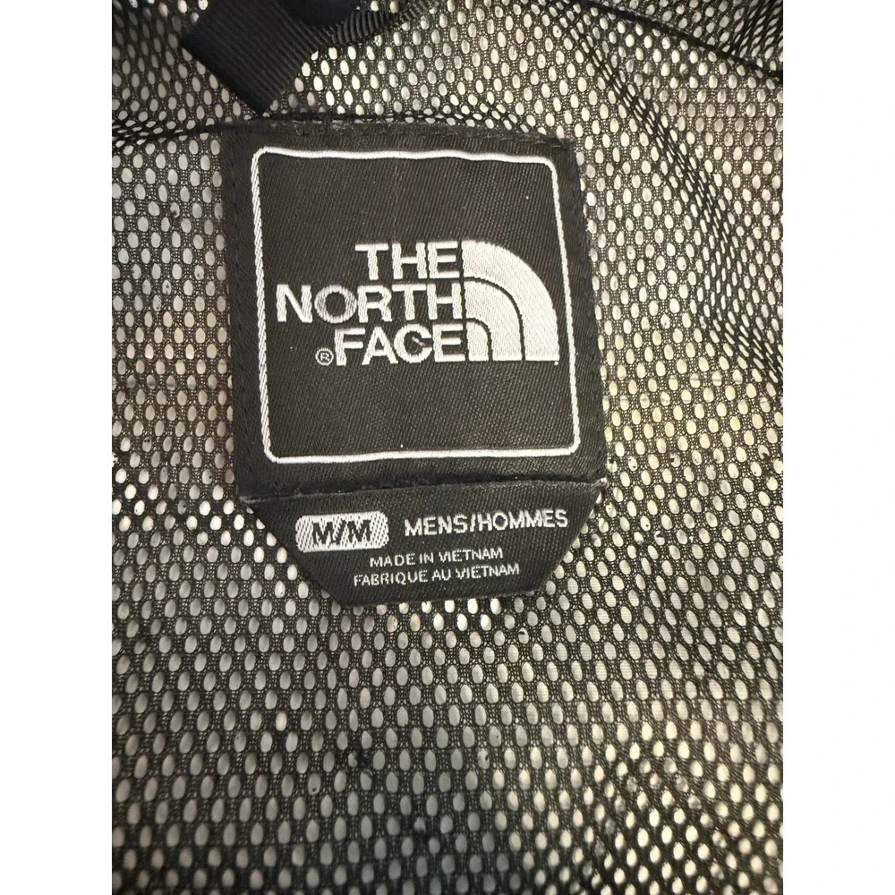 The North Face HyVent Colorblock Hooded Full Zip Rain Jacket Men's M